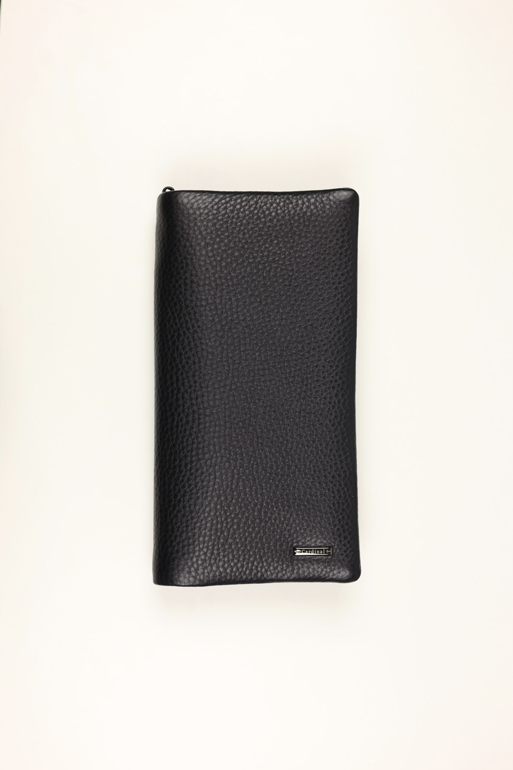 Чоловічий шкіряний купюрник-клатч Cardinal на кнопці (з ручкою та ремінцем)