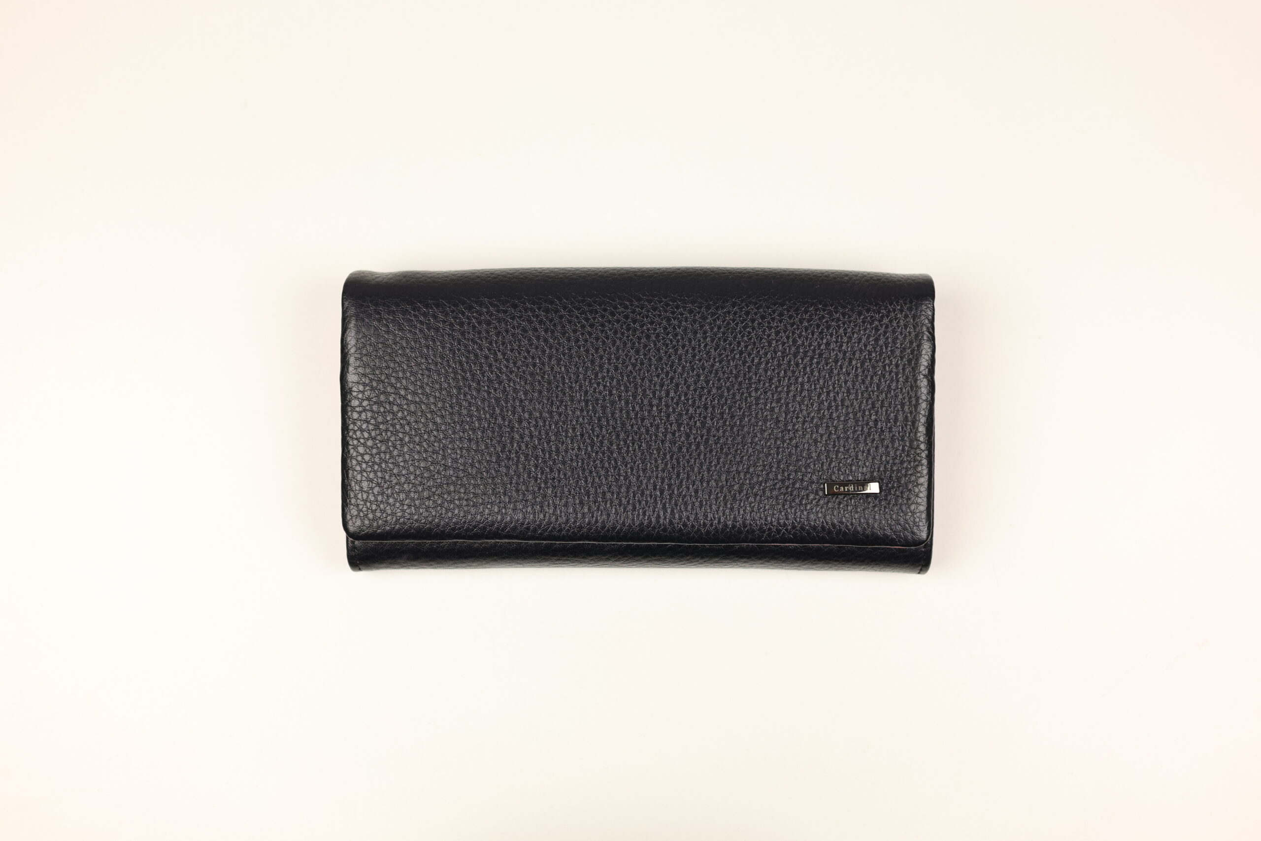 Жіночий шкіряний гаманець-купюрник на кнопці Cardinal (матова шкіра, гармо
