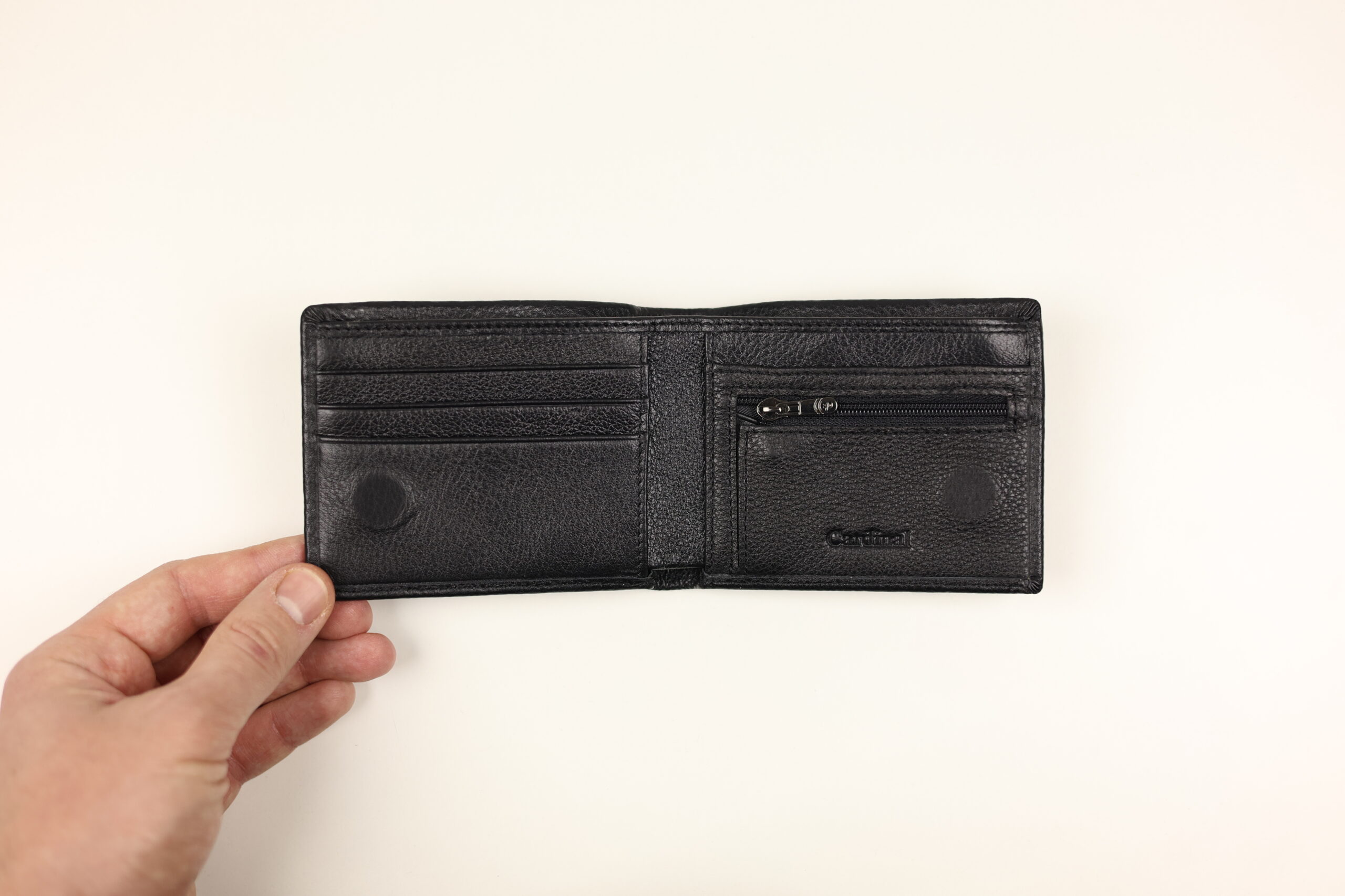 Чоловічий шкіряний затискач cardinal без застібки Чоловічий шкіряний затискач cardinal без застібки