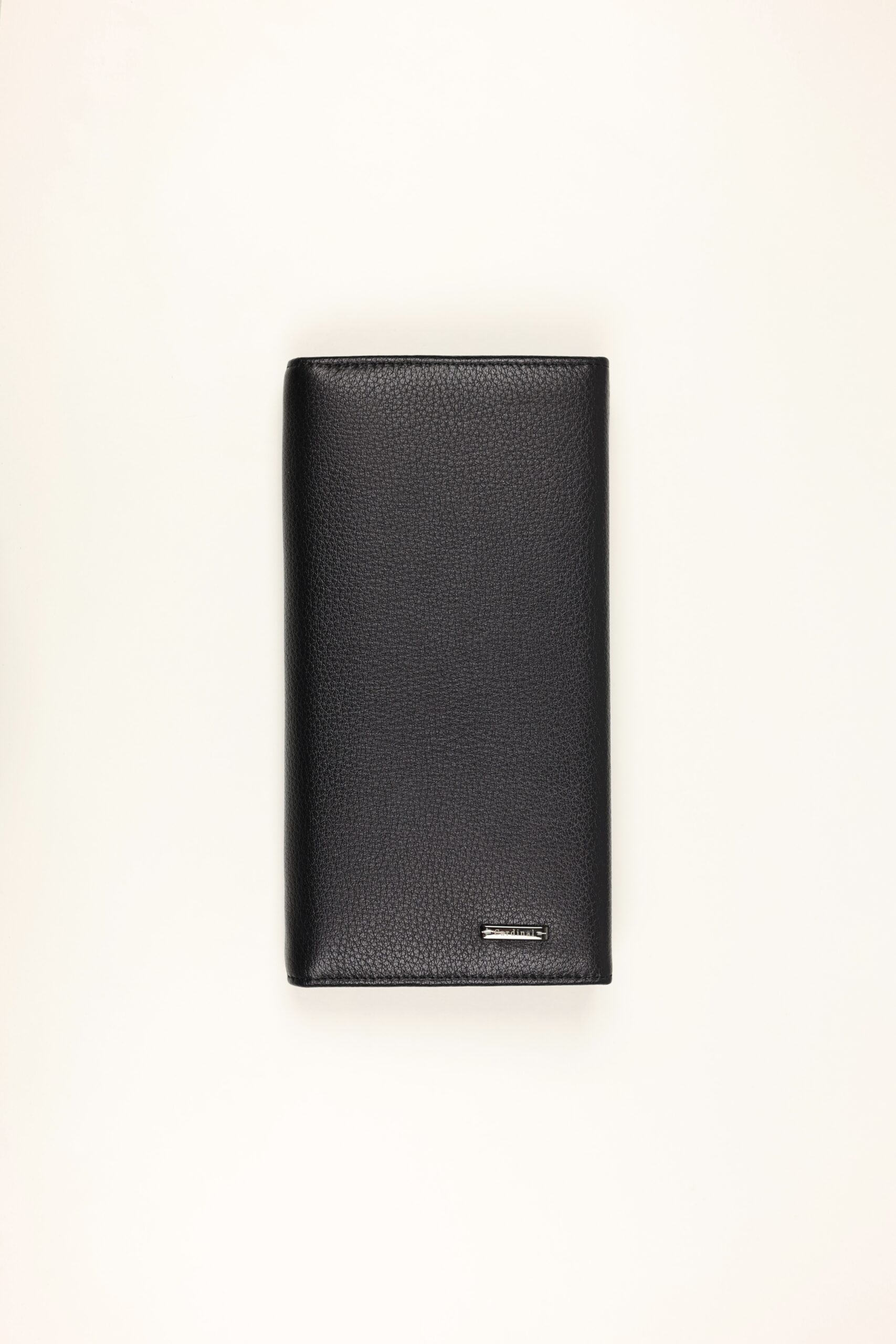 Чоловічий шкіряний купюрник Cardinal чорний (14 відділень для карток, без віконц