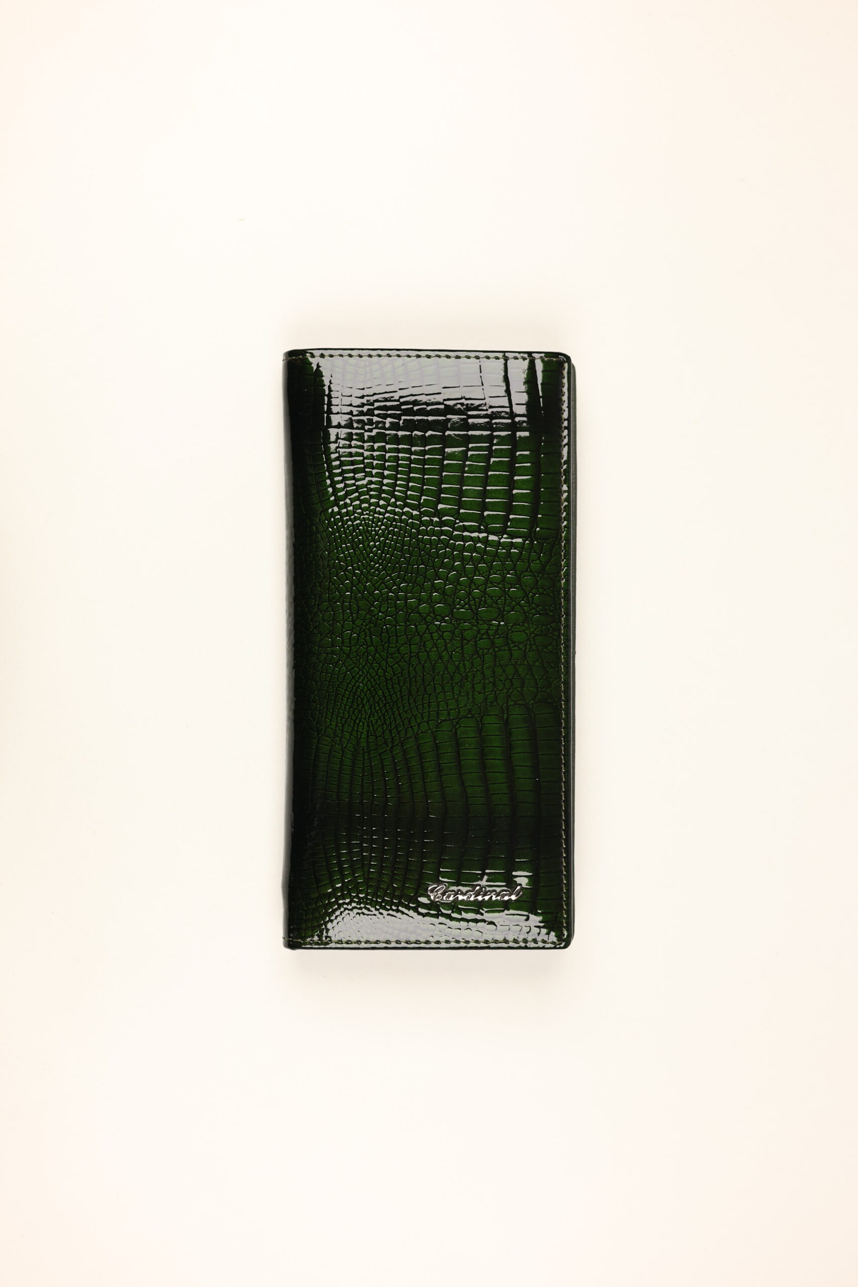 Жіночий шкіряний гаманець -купюрник Cardinal вертикальний (лаковий)