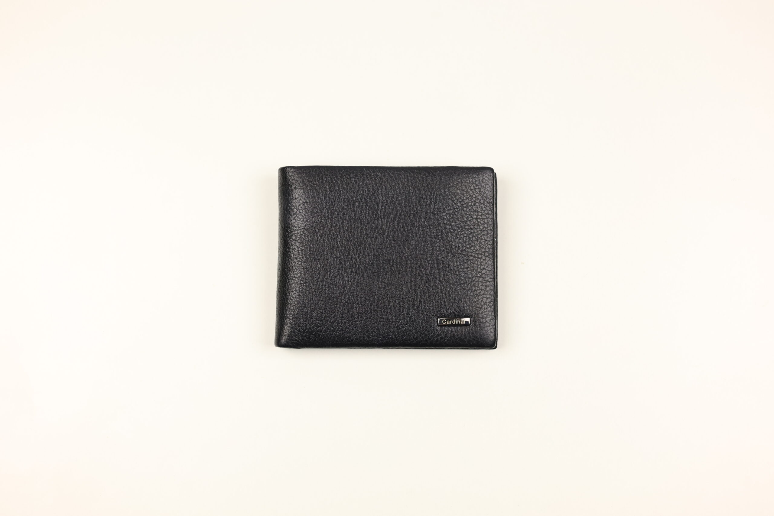 Чоловічий шкіряний гаманець Cardinal без застібки (зовнішня кишеня на блискавці)