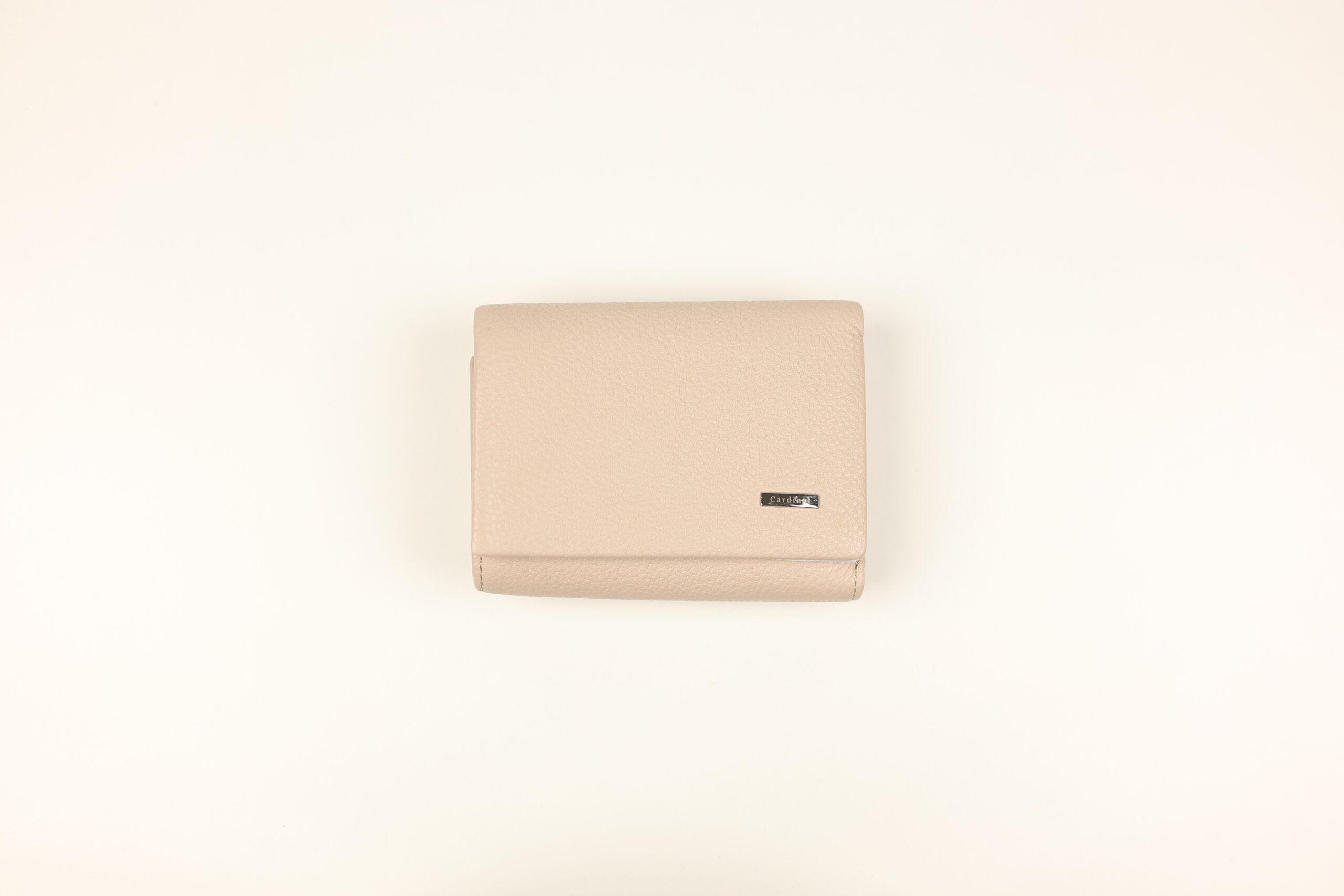 Жіночий шкіряний міні-гаманець Cardinal матовий (потрійного складання)