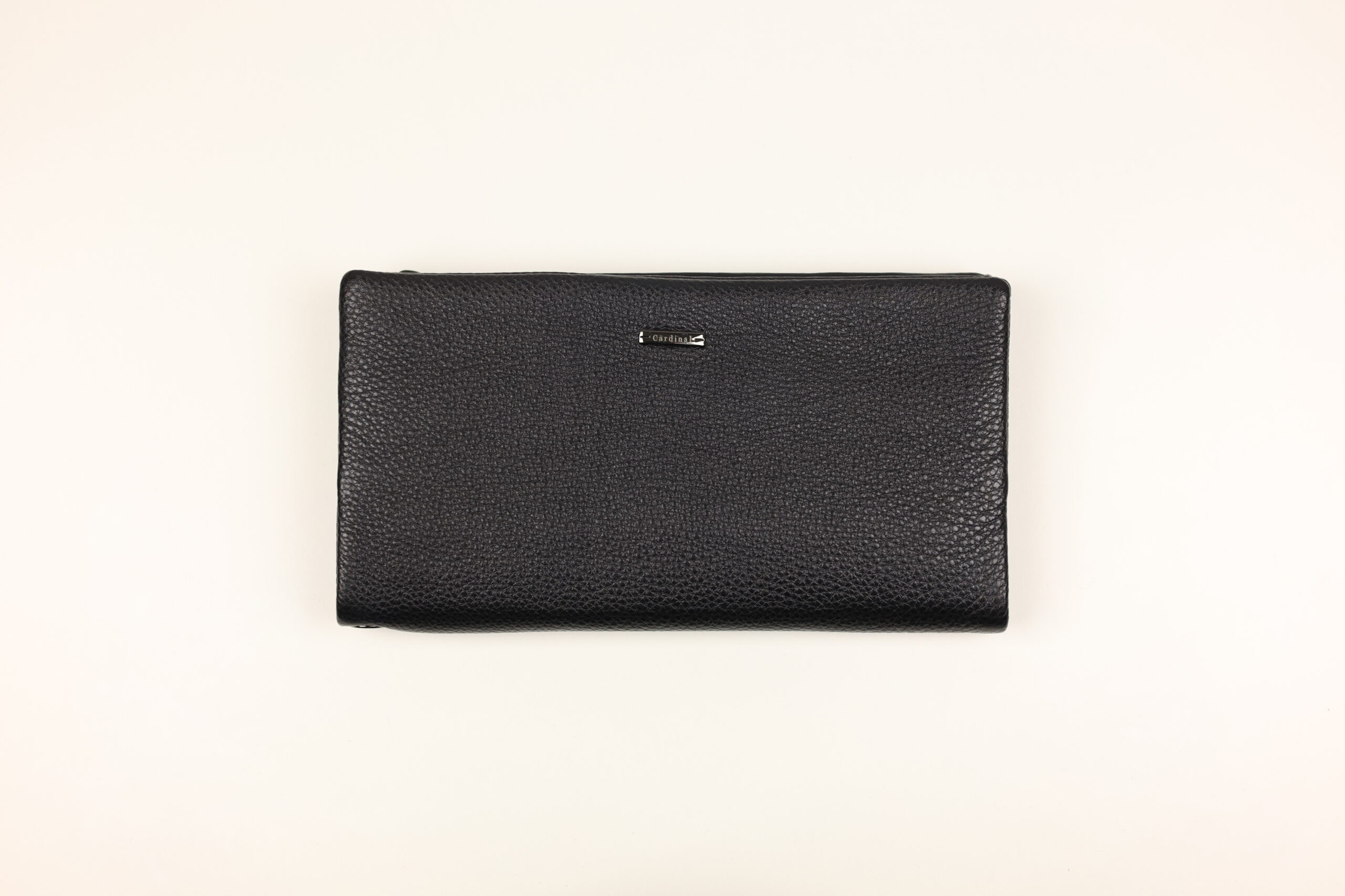 Чоловічий шкіряний гаманець-клатч Cardinal на блискавці (з ремінцем на руку)