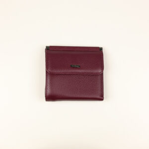 Жіночий шкіряний гаманець cardinal квадратний (лаковий, на кнопці)