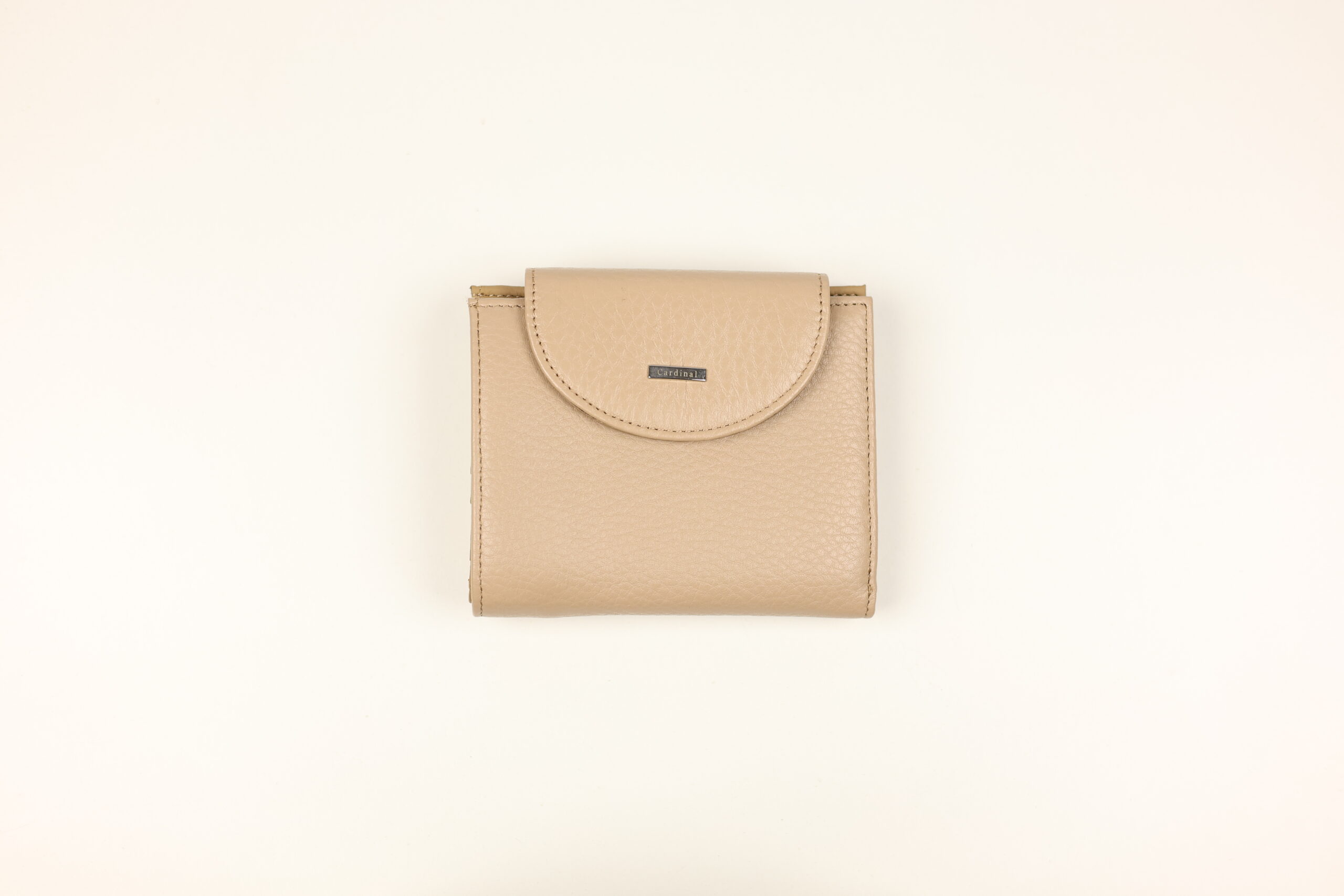 Жіночий шкіряний міні-гаманець Cardinal зернистий (м’яка шкіра флотар)